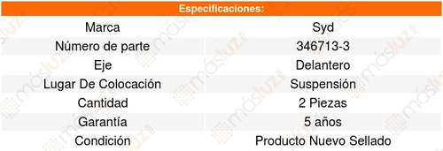 2 Amortiguadores Hidraulicos Delantero L200 08-14 Foto 3