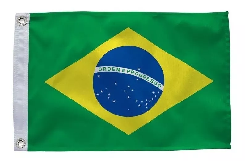 Bandeira Do Brasil 60 X 90 Cm - Dupla Face #