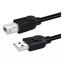 Cabo Usb 3m P/ Impressora Scanner Hp Epson Universal