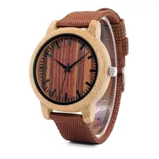 Reloj De Madera Bobo Bird D10 Bambú Tela