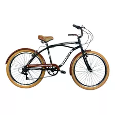 Bicicleta 26 Beach-retro Route Masculina Aro 26+7v Shimano.