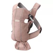 Babybjörn Mochila Porta Bebé Mini, Malla 3d, Rosa Viejo