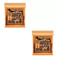 Kit 2 Encordoamento Guitarra 009 Hybrid Slinky Ernie Ball