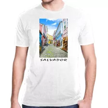 Camiseta Estampa Cidade Turismo Salvador Bahia 39