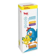 Algodão Quadrado Topz Baby Galinha Pintadinha 100uni