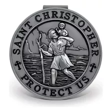 Medalla De San Cristóbal Para Automóvil, Clip De Visera De S