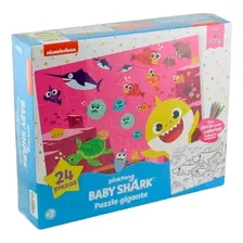 Rompecabezas Gigante Baby Shark Para Colorear Magic Bbs100