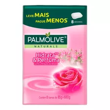 Sabão Em Barra Palmolive Naturals Hidrata & Perfuma De 85 G Pacote X 8