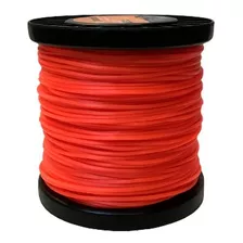 Tanza Lüsqtoff Bordeadora Motoguadaña - Perfil Cuadrado 3mm Color Naranja Oscuro