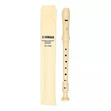 Yamaha Yrs24b Flauta Soprano Plástico Escolar Principiante Color Crema