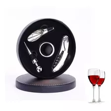 Set Destapador Sacacorchos De Botellas Vino- Circular - 4pcs