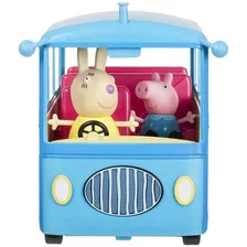 Mini Figura E Veículo - Onibus Escolar Peppa Pig Sunny 2305