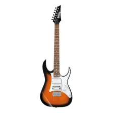 Guitarra Eléctrica Ibanez Rg Gio Grg140 Soloist De Okoume Sunburst Con Diapasón De Amaranto