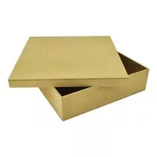 2 Caixas17x17x5 Em Mdf Para Convites De Padrinhos 