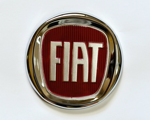 Logo Fiat Emblema 12cm Ancho Rojo Insignia Logotipo Adhesivo Foto 7