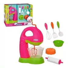 Kit Batedeira Infantil Little Chefs Master Usual Brinquedos