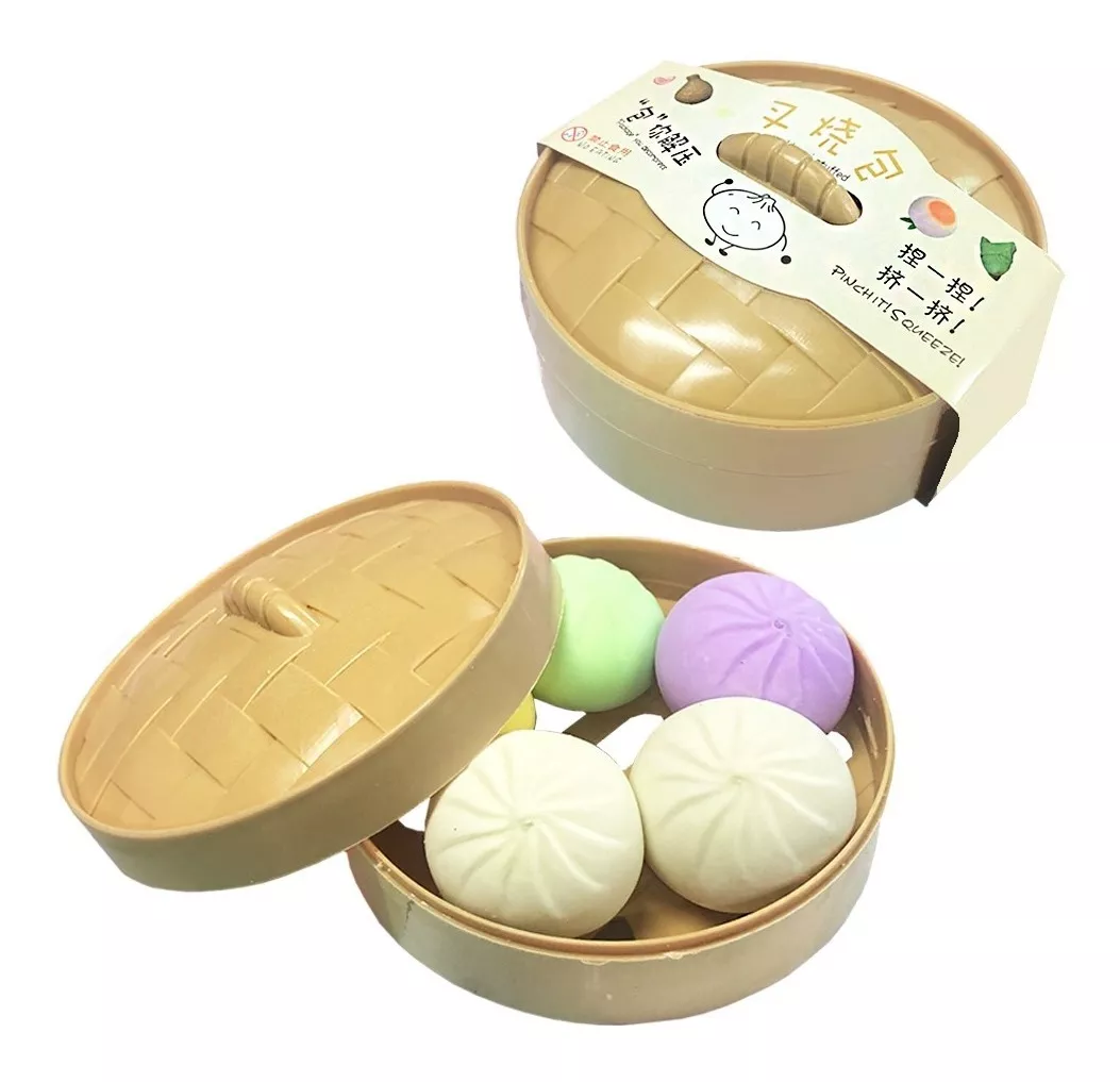Pudding Box Canasta X3 Stress Ball Kawaii Squishy Sensorial