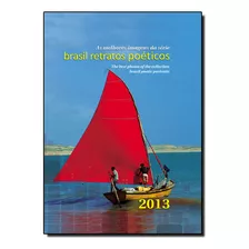 Livro Brasil Retratos Poeticos 2013 - Azul - Capa - Praia De