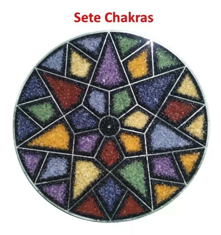 Painel Mandala Em Pedras Decorativas  - 45cm . Frete Grátis.