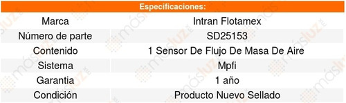 Sensor Masa Maf Ford F-250 Custom 5.0l V8 (1994) Intran Foto 2