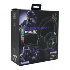 Audífonos Gamer Inalámbricos / Bluetooth / Cable / Kr-gm032