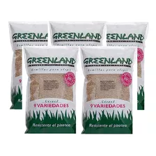 Semillas De Cesped 9 Variedades 4 Estaciones X 5kg Greenland