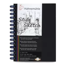 Caderno Hahnemuhle Style Sketch Espiral - 120g A6 128 Fls Az