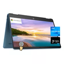 Chromebook 14 Hp X360, Hd, Touch Screen 2 In 1, 4gb Ram