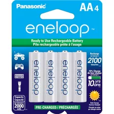 Pilas Recargables Panasonic Eneloop Aa 2000 Mah Pack X 4