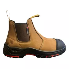 Botas De Cuero Nobuck Puntera De Goma - Wurth Ancap Petrosur