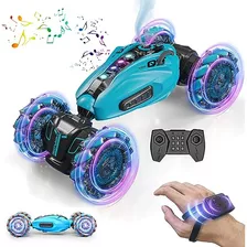 Rc Stunt Car,2.4ghz 4wd Control Remoto Gesture Tjd4k