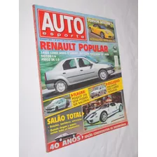 Revista Auto Esporte 474 Renault Popular Porshe Peugeot 