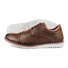 Sapatênis Masculino Sapato Oxford Sport Fino Conforto Café