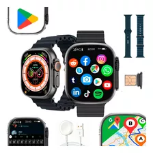 Smartwatch Android X Ultra 2 4g Gps Wifi C/ Chip Celular 