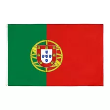 Bandeira De Portugal De Tecido P/ Mastro E Parede Dupla Face
