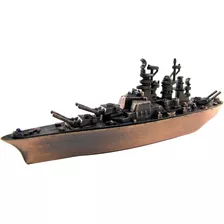 Barco Buque Sacapuntas Guerra Miniatura Coleccion Metal
