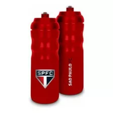 Squeeze Termica São Paulo Garrafa 550ml Garrafa Agua Gelada Cor Vermelho Escuro