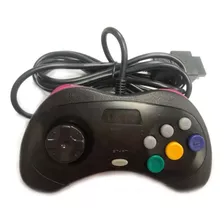 Controle Plug Oficial Compatível Com Sega Saturn Preto C14pc