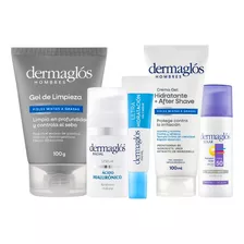 Kit Facial Dermaglós Hombres Rutina Completa