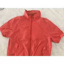 Campera De Lluvia Manga Corta Locos Talle M