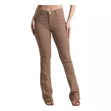 Calça Jeans Feminina Boot Cut Boca De Sino Flare Sawary