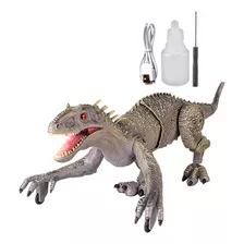 Velociraptor Brinquedo Elétrico Andando Dinossauro Com Luz
