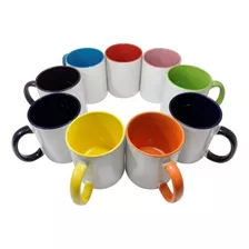 Taza Interior Color Personalizada Importada Premium