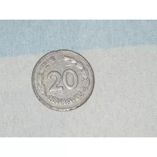 Moneda De 20 Centavos Del Ecuador