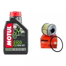 Óleo 5100 15w50 Motul + Filtro Cbx 250 Twister Ch6015