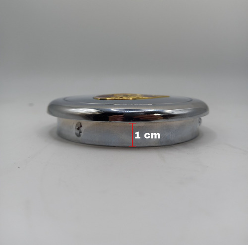 Tapn Cromo Con Logo Porsche Para Rin Fuch De Vocho 1 Pieza Foto 4