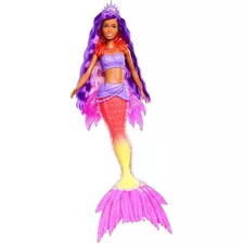 Boneca Barbie Sereia Mermaid Sirena Brooklyn Negra Mattel