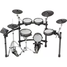 Bateria Electronica Nux Dm-8 Con Pads De Malla Y Soportes