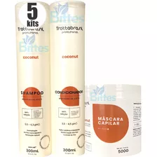 5 Kit Coco In Love Trattabrasil Professional Nutre E Hidrata