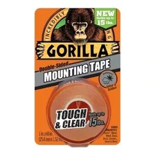 Doble Contacto Mouting Tape Transparente Gorilla